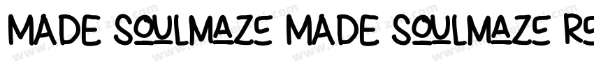 MADE Soulmaze MADE Soulmaze Reg字体转换